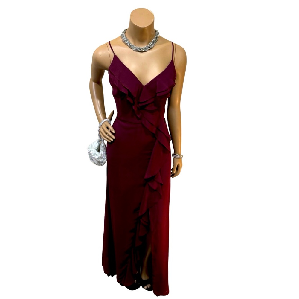Prom ready!! 🤩 stunningly, sophisticated, spaghetti, strap gown